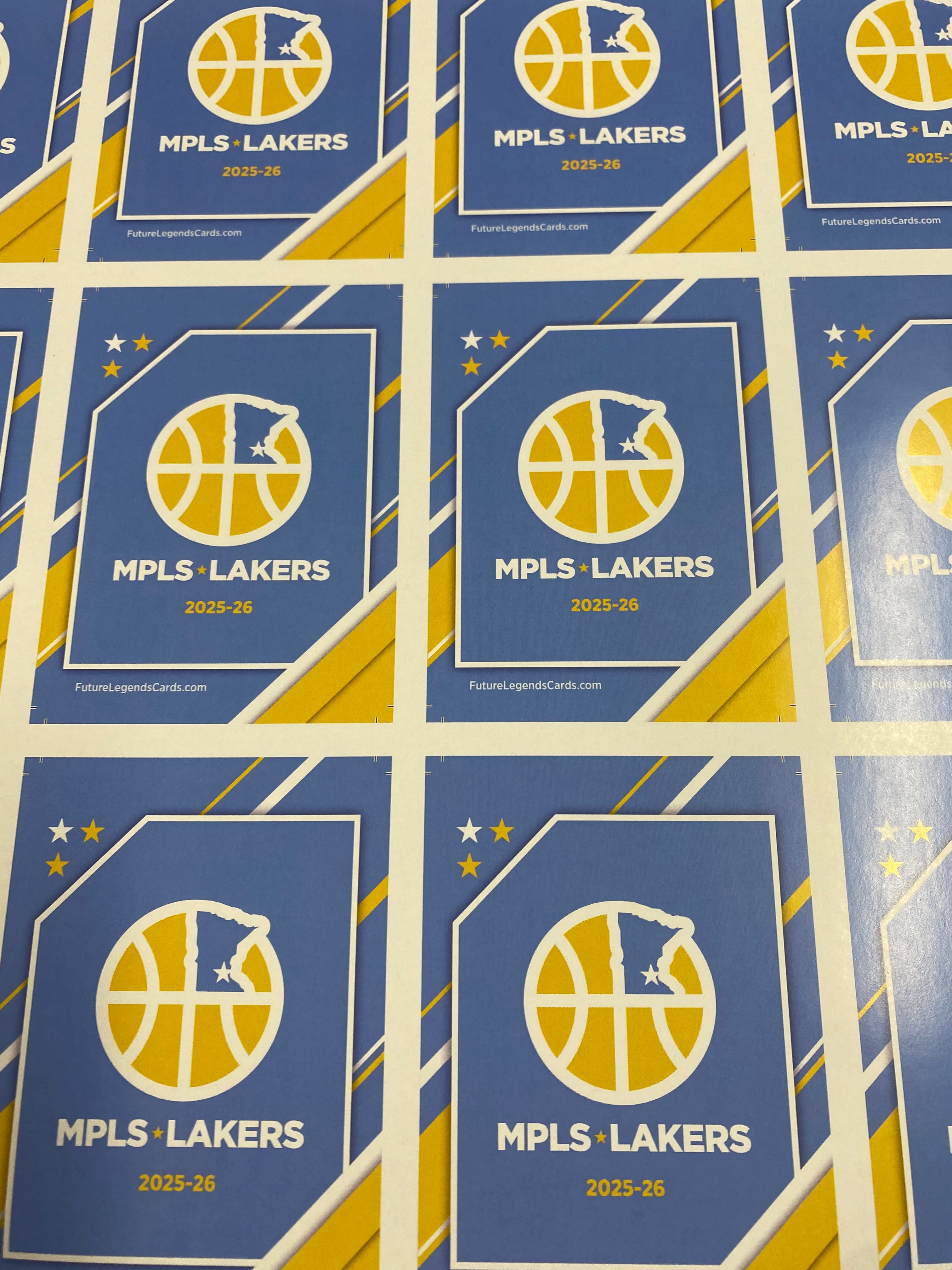 Custom Basketball cards (pack of 36)